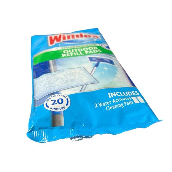 Windex Outdoor Refill Pads 2 Count (1 Pack) Window Glass Cleaner BRAND NEW - Picture 2 of 6